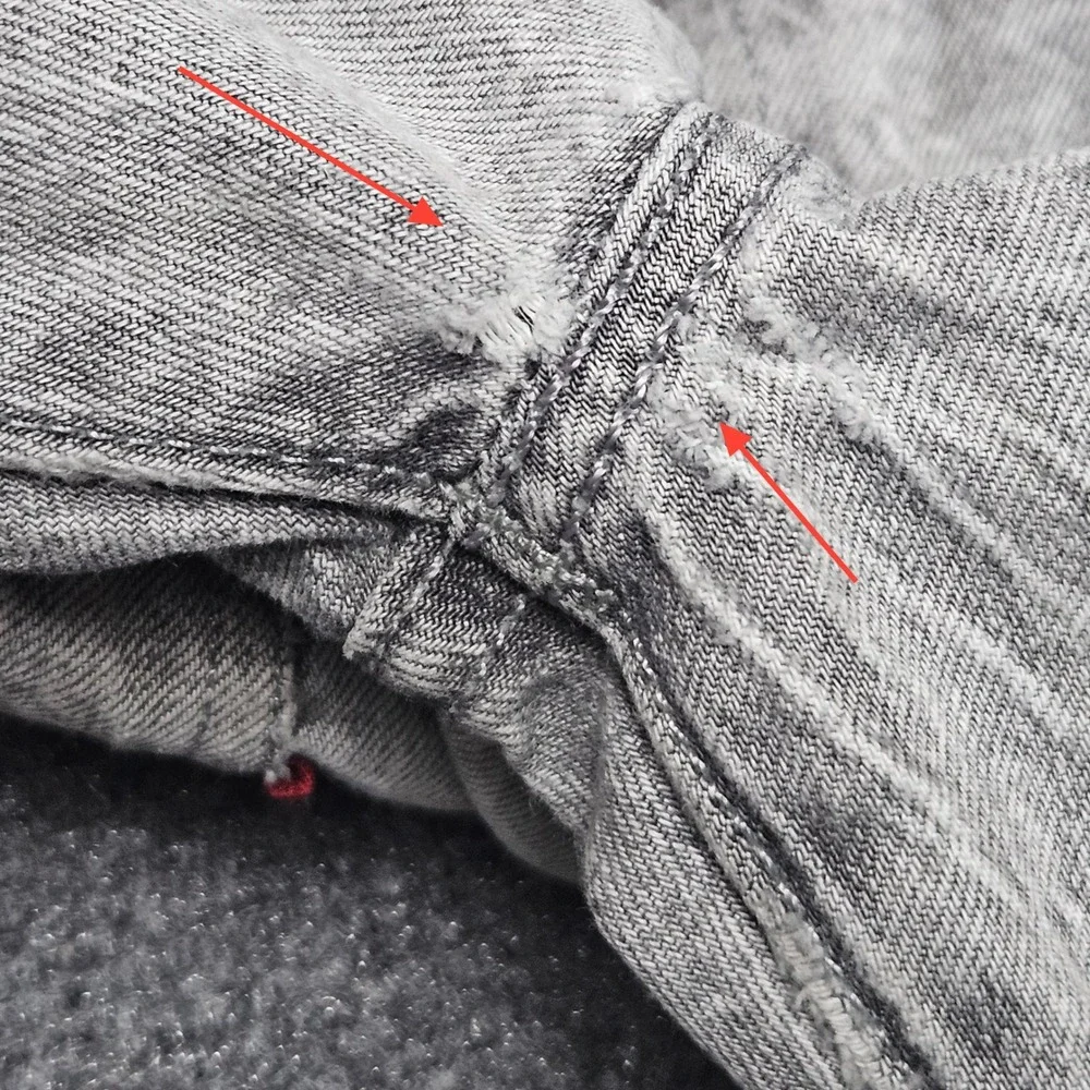 Levis‎ 501 Jeans 33x32 Acid Wash Grunge Distressed Streetwear